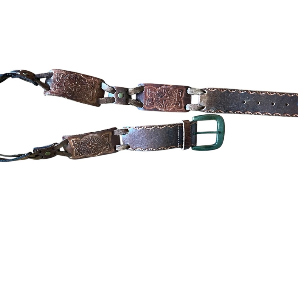 Brown Leather Women’s Belt
